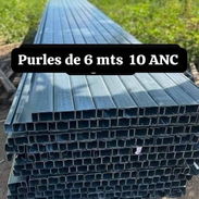 Purles galvanizados 6 mtr - Img 57586364