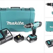 ATORNILLADORA ROTOMARTILLO Y TALADRO PERCUTOR MAKITA DHP453 2 BATERÍAS 18V 3AH - Img 54947109