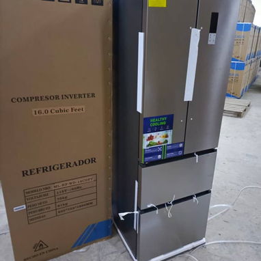 Refrigerador 16 pies doble puerta y 2 gavetas inferiores marca Milexus Modelo francés congelación seca precio $830 USD - 4/6