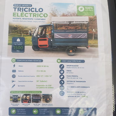 Vendo triciclo eléctrico T-MAS - 4/4