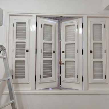 Restauración y pintura de ventanas y puertas francesas - Img 124122032