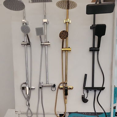 Duchas Mezcladoras Juegos de Baño Bloques de Cristal Soportes de Televisor Rejillas para Desagües Mallas Calentador de A - Img 123009095
