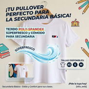 Pullover blanco con distintivo 🤍 pulover 🤍 ya no planches camisa de uniforme - Img 57040332