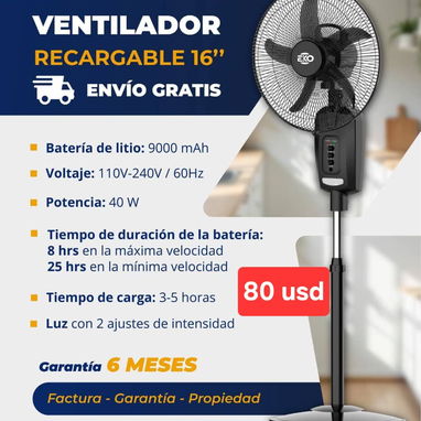 ❄️ Ventilador de pedestal - 6/7