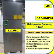 QB-712-Refrigerador Samsung 18cuft...920 USD...51596013..Transporte lugares cercanos - Img 56282674