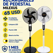 Ventilador recargable de pedestal - Img 57791032