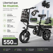BICICLETA ELÉCTRICA PLEGABLE - Img 56888976