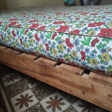 ‼️Bastidor de madera con colchón camero‼️ - 4/5