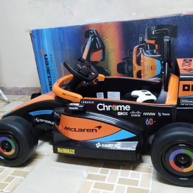 Coche Eléctrico Infantil Kart McLaren Fórmula 1 12 V, RC Parental, 1-5 años - Img 123899728