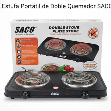Cocina infrarrojos nueva en su caja. 3500 W de potencia. 35 usd. Cocina eléctrica saco Negra. 2 hornillas $ 22 usd - Img 113271852