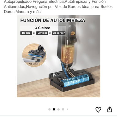 Aspiradora húmeda y seca Hearten autolimpieza - Img 123070600