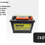BATERIA KRATOS DE 12V/60AMP - Img 55435371