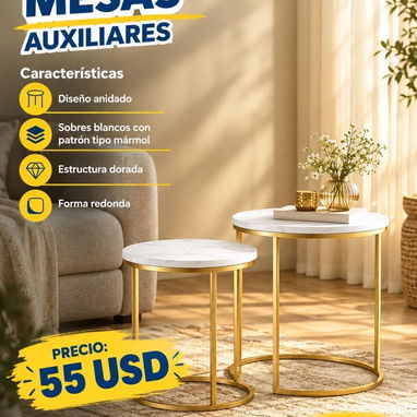 Juegos de Mesas Auxiliares - 3/3