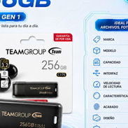 🔥 Memoria USB TEAMGROUP 256GB C175 🔥 precio 35$ - Img 57701795