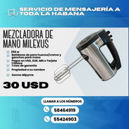 🍰 MEZCLADORA - MERENGUERA MILEXUS 🔴 BATIDORES PARA CREMA Y HUEVO Y GANCHOS PARA MASA ✅ 250 W 💲30 USD - Img 53608970