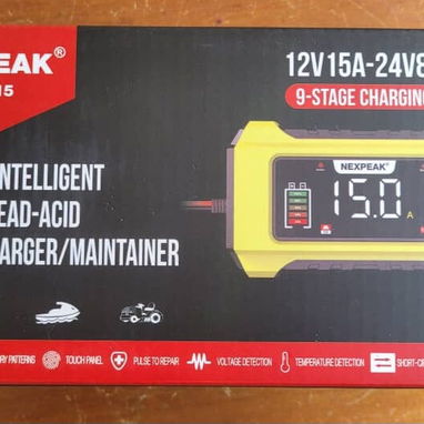 ⚡ Cargador inteligente para baterías de 12 V y 24 V. Cargatodas las baterías de 12V y 24V, LiFePO4, Plomo, AGM, GEL, SLA - 2/4