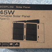 panel solar ecoflow plegable 45w tipo C panel plegable ecoflow panel de librito - Img 56977408
