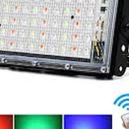 Reflector LED RGB 50 W con mando, cambia de color - Img 58398277