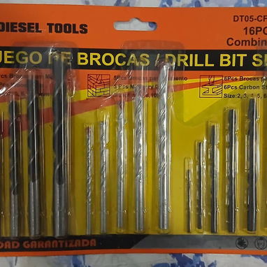 Set de barrenas MIXTO (brocas) Madera/Cemento( Tungsteno)/Metal 16 Barrenas 5USD /59757936 - 2/3
