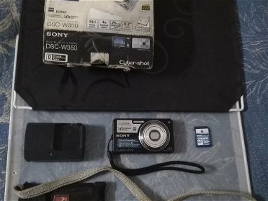 Camara Digital Sony Modelo DSC-W350 Full HD 1080 con Memoria SD de 2 Gb Cargador y Estuche 3000.00 Ademas Tripode adicio - Img 67378666