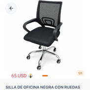 Silla con ruedas oficinas - Img 56798355