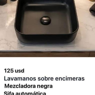 Lavamanos sobre encimera - 8/10