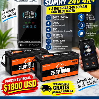 Kit solares, baterías, inversores con y sin paneles solares - 2/10