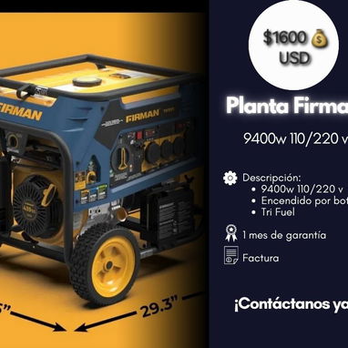 Plantas Eléctricas de Alta Eficiencia con y sin Servicio de Instalación a Gas - 3/10