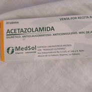 ACETAZELOMIDA TABLETAS PARA LA VISTA BLISTER DE 10 - Img 57820273