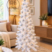 👑Árbol d navidad en blanco Incluye 24 bolas navideñas - Img 58399521