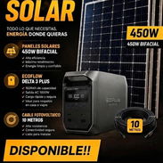 Combo ESPECIAL Solar Ecoflow Delta 3 Plus + Panel bifacial 450w + cable 10 metros - Img 57340244