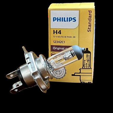 Bombillos Philips H1, H4, H7, HB3, HB4, un filamento, doble filamento, cola de pescado - 6/9