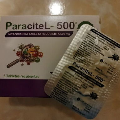 ©️- Nitazoxanida (PARASITEL) Plantassel 500 mg, 1 Tira de 3 Tableta -©️ - Img 97752225
