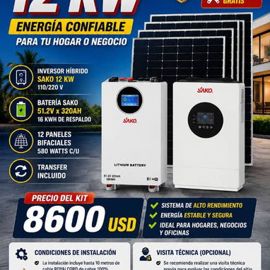 ☀️⚡ KIT SOLAR SAKO 12 kW ⚡☀️ - Img 124210704