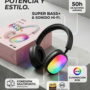 🎧 Audífonos de casco sonido envolvente potenciador de bajos, RGB🎧 - Img 57948354