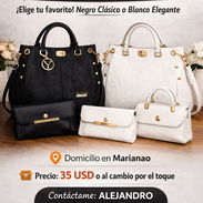 SET DE BOLSOS NEGROS Y BLANCOS - Img 57763456