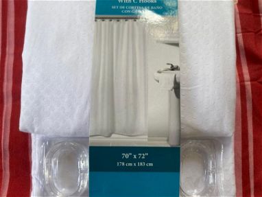 Cortinas de baño de tela poliéster antimoho y más - Img 65820019