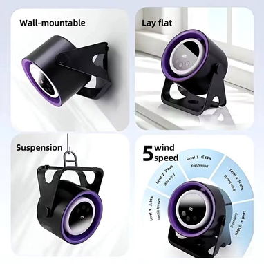 Ventiladores recargables con 5 velocidades 25 usd - Img 123511836