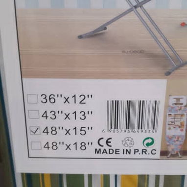 🧺 Tabla de Planchar con Soporte para Plancha — 45 USD - 8/8
