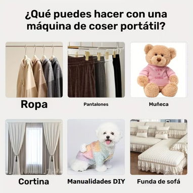 Mini maquina de coser electrica portatil - Img 125989176