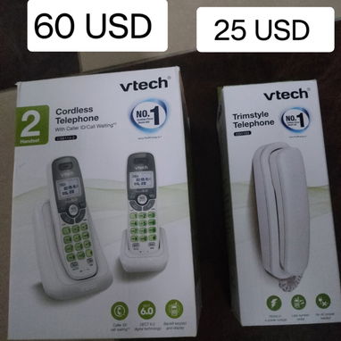 Teléfono inalámbrico y fijo, traído de USA - 2/2