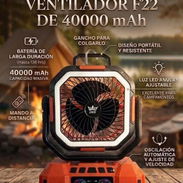 100usd Ventilador recargable portable de 40000mah modelo F22 nuevos en caja 52774129 - Img 56366975
