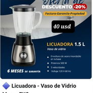 Licuadora vaso de vidrio 1.5 L - Img 56345080