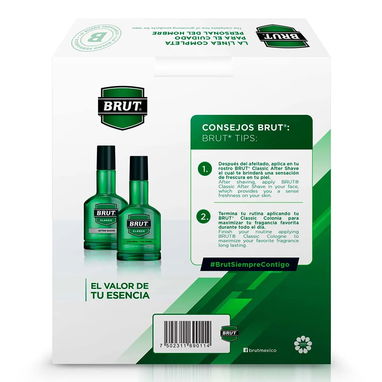 Brut Estuche Clasico Caballero $25USD Colonia Brut y Locion para Despues de Afeitar - 3/3