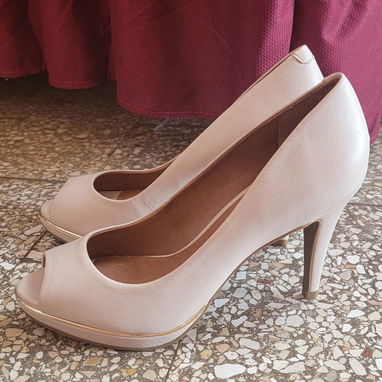 Tacones color beich #39 - Img 125886211