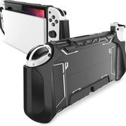 Mumba Funda acoplable para Nintendo Switch OLED + Funda de Transporte - Img 56288694