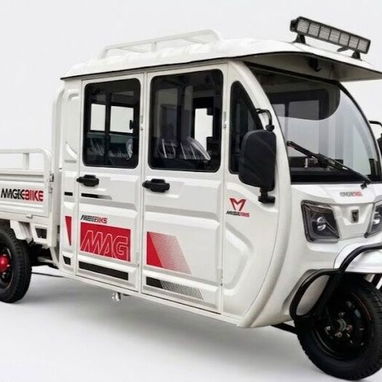 Triciculos Eléctricos Nuevos con Cabina para 4  Pasajeros y cama para Cargas, Bateria 72 Volt - 58 Amp, Motor 1800 W - 2/3