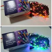 Guirnaldas de 300 luces LED RGB. Cable de 22.4 metros de extensión. Precio 12 USD - Img 55780360