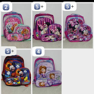 Combos de 3 piezas. Mochilas, merendero térmico y cartuchera - 3/9