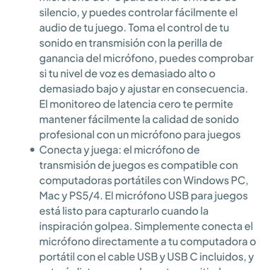 Micrófono USB con condensador y cancelación de ruido - MAONO DGM20S 🌐 $65.54 - 9/10